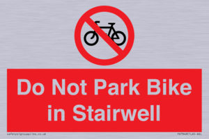 PR7848: Do Not Park Bike in Stairwell