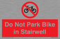 PR7848: Do Not Park Bike in Stairwell