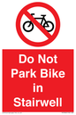PR7848: Do Not Park Bike in Stairwell