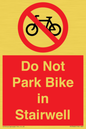 PR7848: Do Not Park Bike in Stairwell