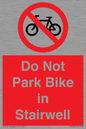 PR7848: Do Not Park Bike in Stairwell