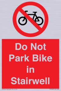 PR7848: Do Not Park Bike in Stairwell