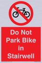 PR7848: Do Not Park Bike in Stairwell