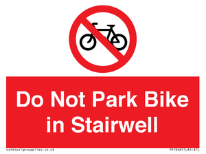 PR7848: Do Not Park Bike in Stairwell