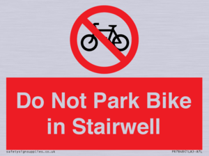 PR7848: Do Not Park Bike in Stairwell