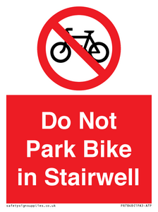 PR7848: Do Not Park Bike in Stairwell