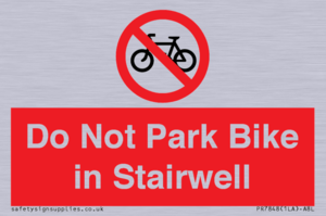 PR7848: Do Not Park Bike in Stairwell