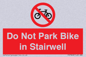 PR7848: Do Not Park Bike in Stairwell