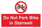 PR7848: Do Not Park Bike in Stairwell