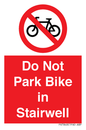 PR7848: Do Not Park Bike in Stairwell