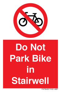 PR7848: Do Not Park Bike in Stairwell