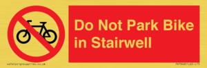 PR7848: Do Not Park Bike in Stairwell