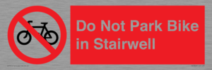 PR7848: Do Not Park Bike in Stairwell