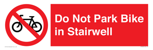 PR7848: Do Not Park Bike in Stairwell