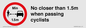 PR7879: No closer than 1.5m when passing cyclists