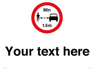 PR7880: Custom No closer than 1.5m when passing cyclists