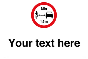 PR7880: Custom No closer than 1.5m when passing cyclists