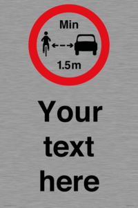 PR7880: Custom No closer than 1.5m when passing cyclists
