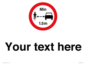 PR7880: Custom No closer than 1.5m when passing cyclists