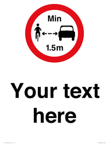 PR7880: Custom No closer than 1.5m when passing cyclists