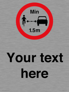 PR7880: Custom No closer than 1.5m when passing cyclists