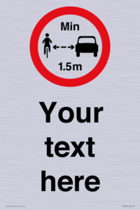 PR7880: Custom No closer than 1.5m when passing cyclists