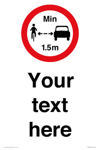 PR7880: Custom No closer than 1.5m when passing cyclists