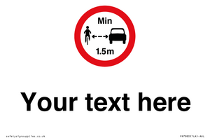 PR7880: Custom No closer than 1.5m when passing cyclists