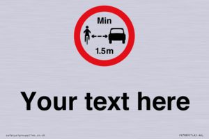 PR7880: Custom No closer than 1.5m when passing cyclists