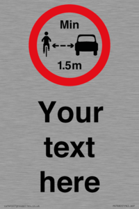 PR7880: Custom No closer than 1.5m when passing cyclists