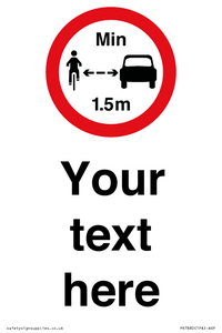 PR7880: Custom No closer than 1.5m when passing cyclists