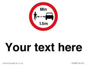 PR7880: Custom No closer than 1.5m when passing cyclists