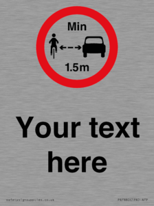 PR7880: Custom No closer than 1.5m when passing cyclists