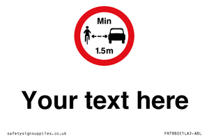 PR7880: Custom No closer than 1.5m when passing cyclists