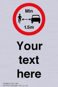 PR7880: Custom No closer than 1.5m when passing cyclists