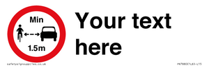 PR7880: Custom No closer than 1.5m when passing cyclists