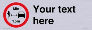 PR7880: Custom No closer than 1.5m when passing cyclists