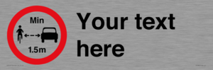 PR7880: Custom No closer than 1.5m when passing cyclists