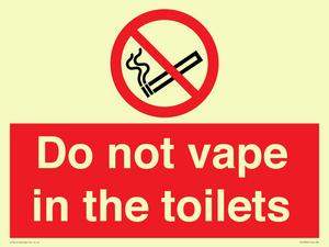 PS10066: Do not vape in the toilets