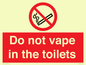 PS10066: Do not vape in the toilets