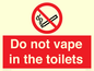 PS10066: Do not vape in the toilets