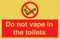 PS10066: Do not vape in the toilets