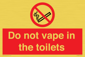 PS10066: Do not vape in the toilets
