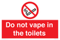 PS10066: Do not vape in the toilets