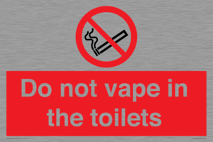 PS10066: Do not vape in the toilets