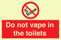 PS10066: Do not vape in the toilets