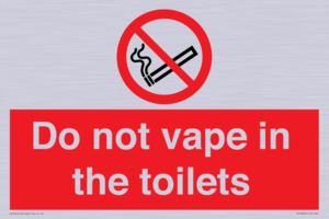 PS10066: Do not vape in the toilets