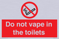 PS10066: Do not vape in the toilets