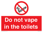 PS10066: Do not vape in the toilets