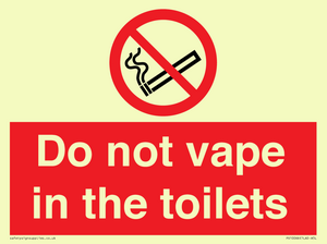 PS10066: Do not vape in the toilets